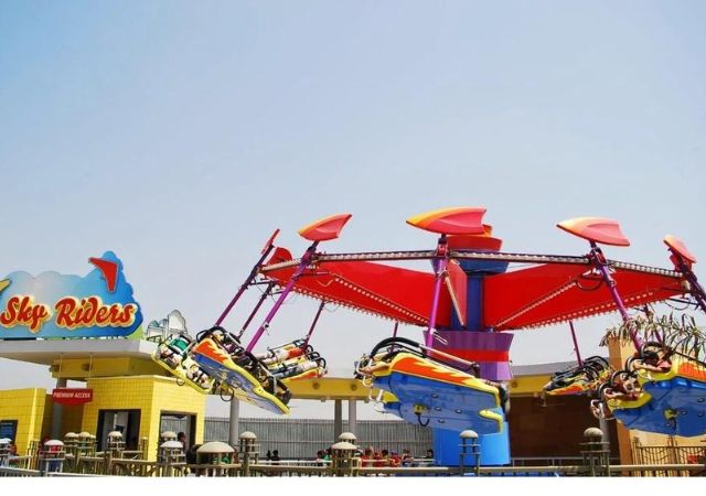Sky Riders at Adventure Island Theme Amusement Park